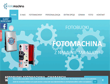 Tablet Screenshot of fotomachina.pl